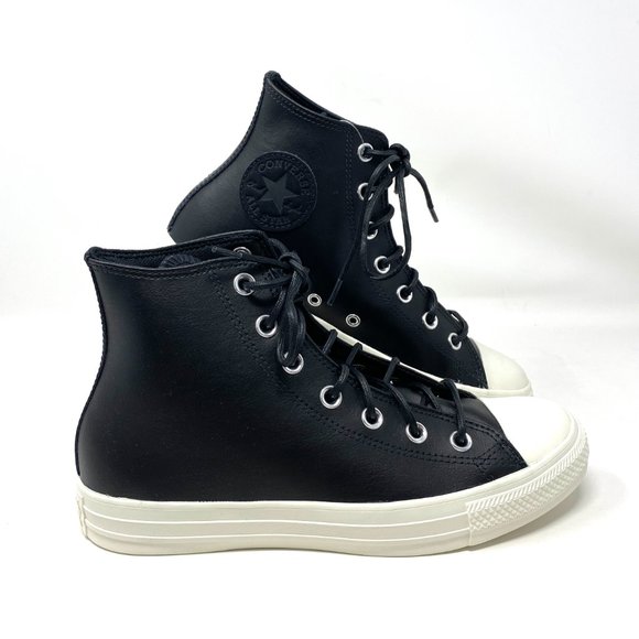 Converse 170100C Men's Sneaker OrthoLite Chuck Taylor AS High Top Leather Black - Picture 7 of 9